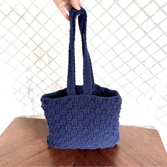 Hand Crafted Handbags - Handknitted Tote Bag